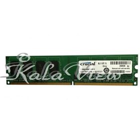تصویر رم کامپیوتر Crucial DDR2( PC2 ) 800( 6400 ) 2GB CL6 single channel Udimm 