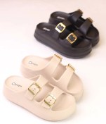 تصویر دمپایی زنانه لژدار نقره دوسگک سایز ۳۷ تا ۴۰ 