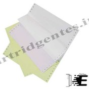 تصویر کاغذ پرینتر سوزنی 80 ستونی سه نسخه سه قسمتی 