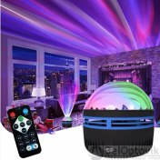 تصویر چراغ رقص نور LED Q6 Magic Ball ریموت کنترل 