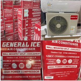 تصویر کولر گازی اسپلیت جنرال آیس ۲۴ هزار مدل GTSE-24HO1RALB 24HO1RALB ا Air-conditioned General Ice GTSE-