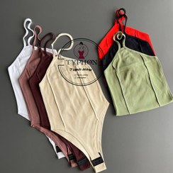 تصویر بادی زنانه دور گردنی 