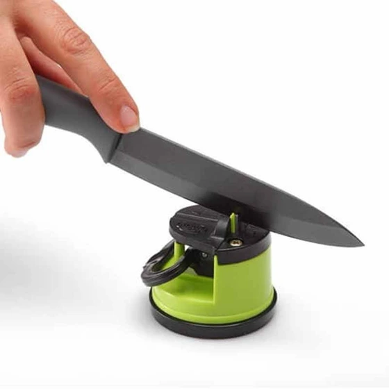 Pvc Double Wheel Knife Sharpener  Mini Knife Sharpener Huohou - Mini  Kitchen Smart - Aliexpress