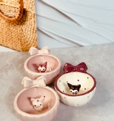 تصویر ماگ شناور داخل عروسكى کرومی پاپيونى كد 2382 