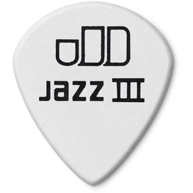 تصویر پیک گیتار DUNLOP TORTEX WHITE JAZZ III PICK 1.5mm 