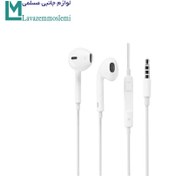 تصویر هدفون اپل مدل EarPods با کانکتور جک 3.5 میلیمتر غیر اصل iPhone Wired Headphones 3.5mm Connector