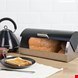 تصویر ظرف نان مورفی ریچاردز انگلستان Morphy Richards Accents Roll Top Bread Bin black 