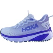 تصویر کتونی کفش اسپرت زنانه و مردانه hoka هوکا رنگ یاسی 