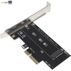 تصویر تبدیل M.2 NVME به PCI-E3.0X4 یوگرین مدل 70503-CM302 Ugreen M.2 NVME to PCI-E3.0X4 Express Card 70503-CM302