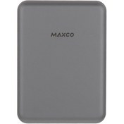 تصویر پاوربانک بی سیم مگنتی 5000 میلی آمپر مکسکو مدل MPB-P12 MAXCO 5000mAh Magnetic Wireless PowerBank MPB-P12