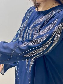 تصویر شومیز سایز بزرگ نگین 