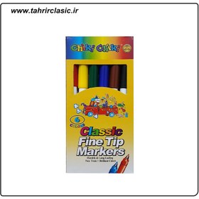 تصویر ماژیک رنگ آمیزی 6 رنگ چیکی چیکی 