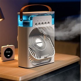 تصویر پنکه رومیزی مدل مه پاش AIR COOLER FAN 10w 