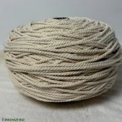 تصویر نخ مکرومه رنگ شیری 