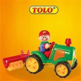 تصویر تراکتور شخم زن مزرعه تولو Tolo Toys farm tractor