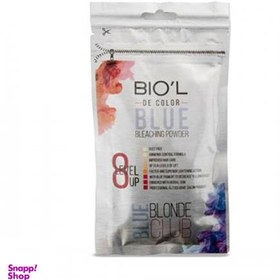 تصویر پودر دکلره بیول (Biol) مدل Blonde Club وزن 50 گرم رنگ آبی 