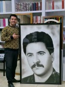 تصویر سفارش طراحی چهره با تکنیک سیاه قلم هایپررئال 