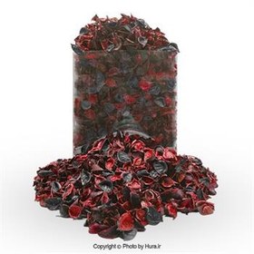 تصویر گل خشک رنگی 1 کیلویی قرمز مشکی 