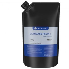 تصویر رزین استاندارد پلاس 1.5 کیلوگرمی برند انی کیوبیک رنگ خاکستری Anycubic Standard Resin+ 1.5Kg 