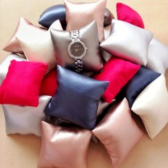 تصویر بالشتک ساعت معمولی(چرم پارچه) 