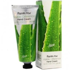 تصویر کرم دست آلوئه ورا فارم استی مدل Farm Stay Visible Difference Hand Cream (Aloe 