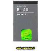 تصویر باتری لیتیوم یونی نوکیا BL-4U ا Nokia BL-4U Battery Nokia BL-4U Battery