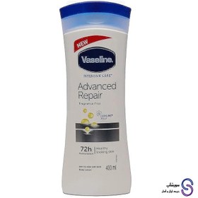 تصویر لوسیون بدن وازلین مدل Advanced Repair حجم 400 میل Vaseline Body Lotion Advanced Repair 400ml