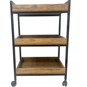 تصویر ترالی چوبی 