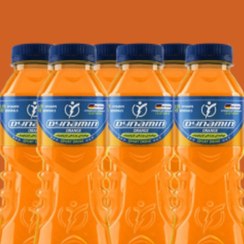 تصویر نوشیدنی ورزشی داینامین ۶ عددی پرتقال 