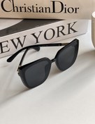 تصویر عينك آفتابي برند Gucci زنانه مشکی دودی ترند يووي 400 