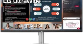 تصویر مانیتور ال جی مدل 34WN650-W سایز 34 اینچ LG 34WN650-W 34 Inch Monitor
