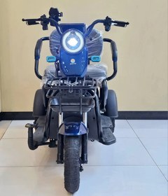تصویر سه چرخه برقی بزرگسال مدل H1 رنگ آبی 