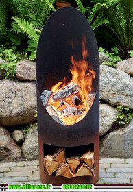 تصویر آتشدان فضای باز کد74 