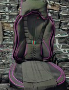 تصویر روکش صندلی خودرو سایپا طرح طبی VIP مدل گوچی پارچه جودون برزنت 