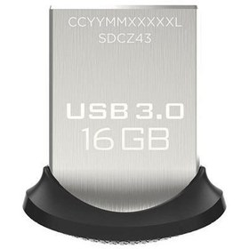 تصویر فلش مموری سن-دیسک USB3.1 مدل Ultra Fit ظرفیت 16 گیگابایت ا Sandisk Ultra Fit USB 3.1 Flash Memory - 16GB Sandisk Ultra Fit USB 3.1 Flash Memory - 16GB