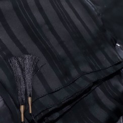 تصویر شال حریر میله ای دیپلمات مجلسی 