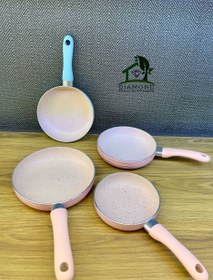 تصویر ماهیتابه دسته دار گرانیتی سایز ۱۶ 