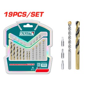 تصویر ست مته و پیچ گوشتی توتال مدل TACSDB1901 ۱۹ عددی 