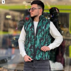 تصویر پافر مردانه طرحدار 