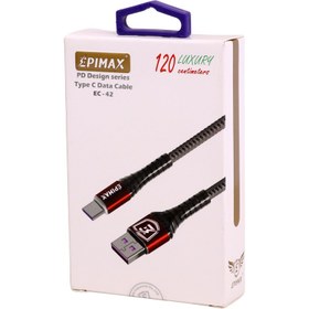 تصویر کابل تبدیل تایپ سی به یو اس بی اپیمکس EC-42 ا EC-42 Epimax Type-C USB Transmission EC-42 ا EC-42 Epimax Type-C USB Transmission