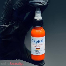 تصویر رنگ تاتو نارنجی کاپیتال Capital Orange 