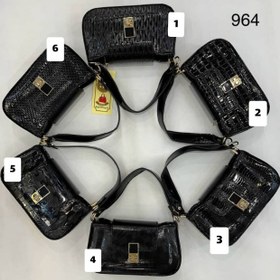 تصویر کیف ورنی کتابی - طرح 