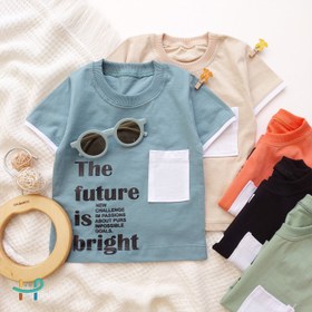 تصویر تیشرت تک جیب برایت 