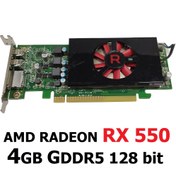 تصویر کارت گرافیک AMD Radeon RX 550 4GB GDDR5 