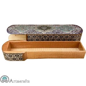 تصویر قلمدان خاتم کاری 