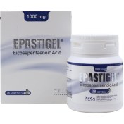 تصویر سافت ژل اپاستیژل 1000 میلی گرم تکا فارمد 28 عددی EPASTIGEL 1000mg Softgels