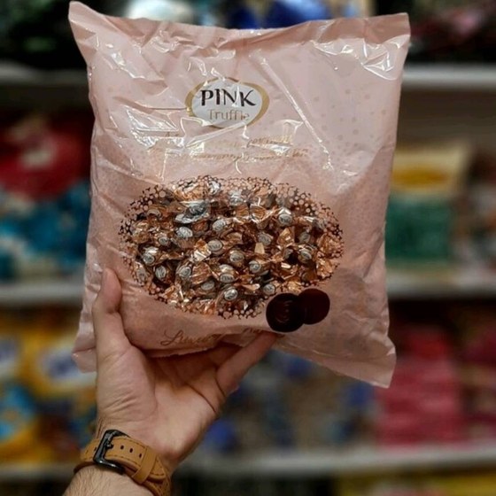 خرید و قیمت شکلات پذیرایی برند پینک ترافل Pink Truffle یک کیلویی ا Pink ...