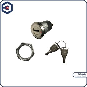 تصویر کلید سوئیچ پاور 12 ولت مدلHT HT - Metallic 2 position Key switch ON/OFF