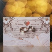 تصویر کارت عروسی ارزان سه لا کد 310 