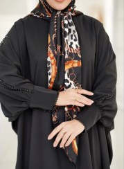 تصویر مانتو عبایی فاخر سما 